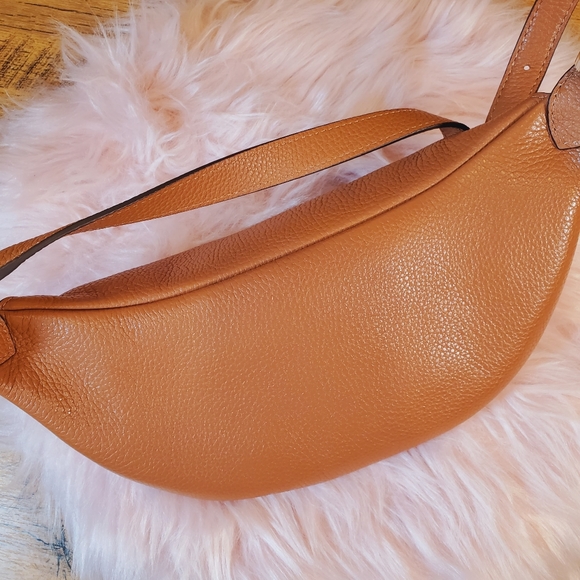 Belt bag leathered pebble gingerbread kate spade nwt - Picture 4 of 5